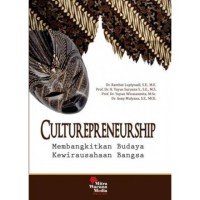 Image of Culturepreneurship : Membangkitkan Budaya Kewirausahaan Bangsa