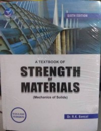 Image of A Textbook of Strength of Materials (Mechanics of Solids)